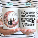 I Love You To The Moon And Back - Memorial Gift For Pet Lovers, Dog Mom, Dog Dad, Cat Mom, Cat Dad - 3D Inflated Effect Printed Mug, Personalized Mug