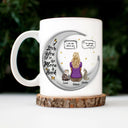 I Love You To The Moon And Back - Memorial Gift For Pet Lovers, Dog Mom, Dog Dad, Cat Mom, Cat Dad - 3D Inflated Effect Printed Mug, Personalized Mug