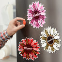 Nana, Mom, Auntie Family Sunflower - Birthday, Loving Gift For Mother, Grandma, Grandmother - Personalized Magnet