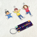 Our Grandkids - Loving Gift For Grandma, Grandparents, Mother - Personalized Acrylic Tag Keychain