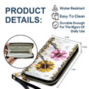 First Mom Now Grandma - Gift For Mothers, Grandmas, Aunties - Personalized Leather Long Wallet