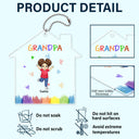 Our Grandkids - Loving Gift For Grandma, Grandpa, Grandparents, Mother, Father - Personalized Acrylic Car Hanger
