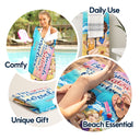 Best Friends Are The Sisters We Choose For Ourselves - Gift For BFF, Besties, Beach, Travel Lovers - Personalized Beach Towel