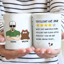 Excellent Dog Dad Cat Dad But Only 4 Stars - Personalized Mug