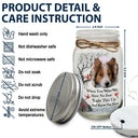 Custom Photo When You Miss Me, Have No Fear, Light This Up And Know I'm Here - Personalized Mason Jar Light