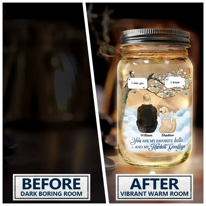 If Love Could Have Saved You, You Would Have Lived Forever - Personalized Mason Jar Light