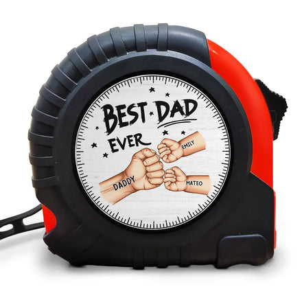 Meilleur papa grand-père de tous les temps - Mètre ruban personnalisé