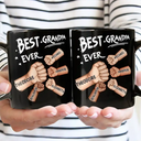 Best Dad Grandpa Ever Fist Bump - Personalized Mug