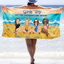 Let The Shenanigans Begin - Personalized Beach Towel