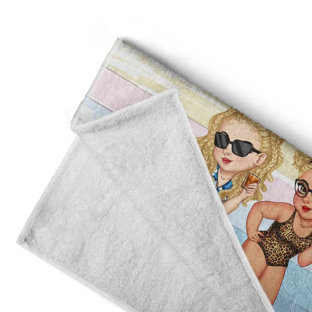 Girls Trip Let The Shenanigans Begin - Personalized Beach Towel