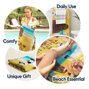 All I Need Is My Dogs And The Beach - Personalized Turkish Beach Towel