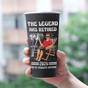 The Legend Has Retired Not My Problem Anymore - Personalized Aluminum Color Changing Cup