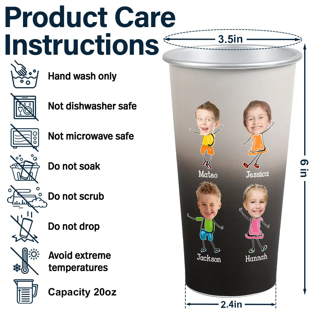 Custom Photo This Cup Belongs To The World's Best Dad - Personalized Aluminum Color Changing Cup