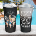 Summer Girls Trip Cheaper Than Therapy - Personalized Aluminum Color Changing Cup