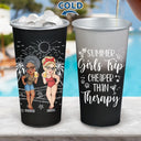 Summer Girls Trip Cheaper Than Therapy - Personalized Aluminum Color Changing Cup