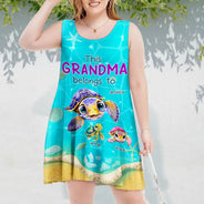 Cette grand-mère appartient à - Robe débardeur sans manches personnalisée