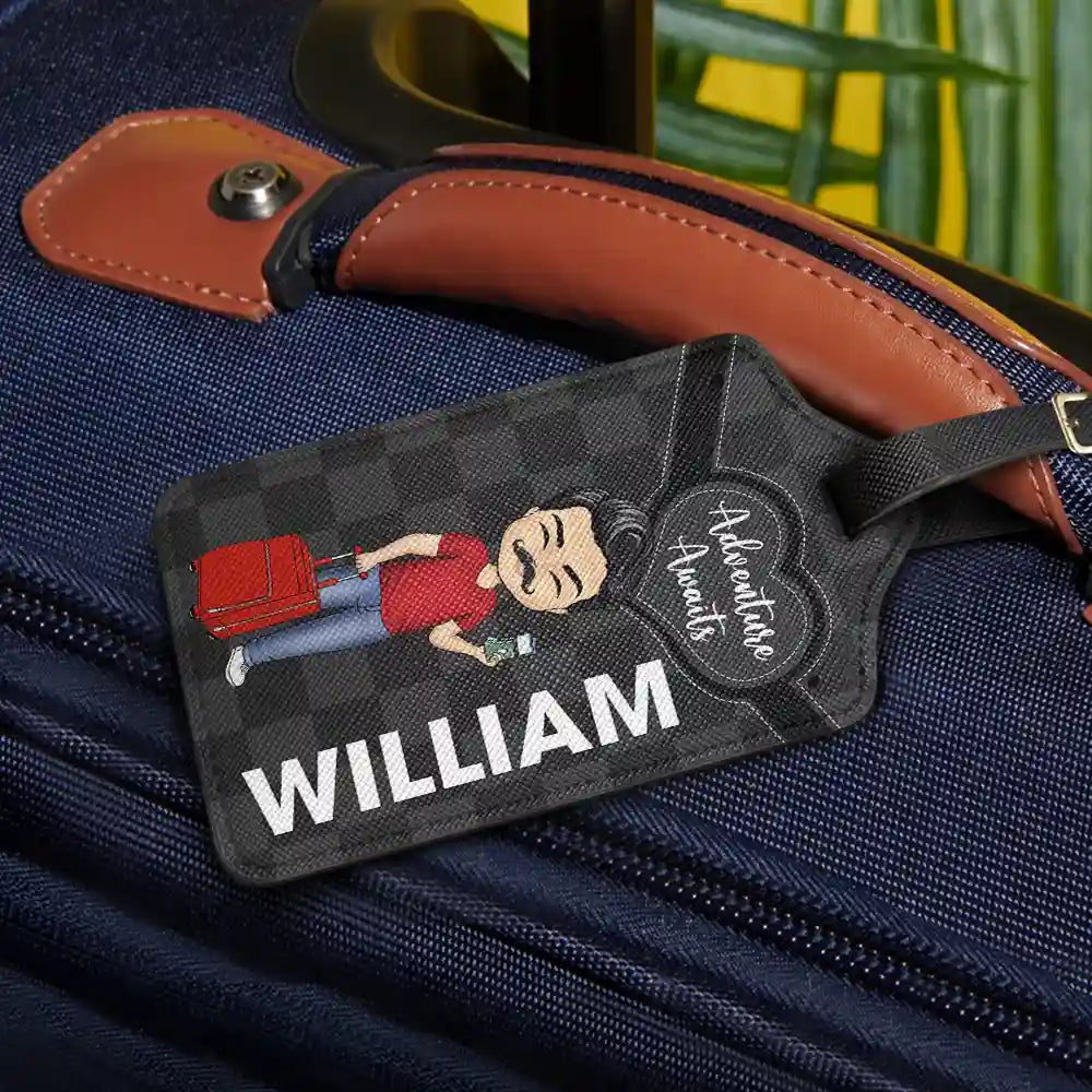 Catch Flights Not Feelings - Personalized Luggage Tag