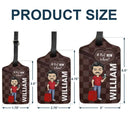 Catch Flights Not Feelings - Personalized Luggage Tag