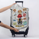 Not All Those Who Wander Are Lost - Personalized Luggage Cover