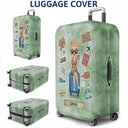 Not All Those Who Wander Are Lost - Personalized Luggage Cover
