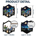 Making Memories One Campsite At A Time - Personalized Window Hanging Suncatcher Ornament