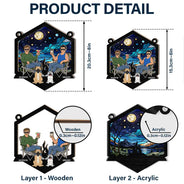 Making Memories One Campsite At A Time - Personalized Window Hanging Suncatcher Ornament