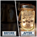 Grandchildren The Greatest Blessing - Personalized Mason Jar Light
