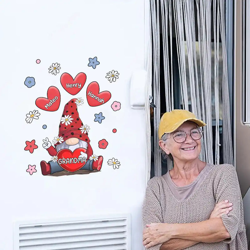 Grandma's Sweet Hearts - Personalized Decor Decal