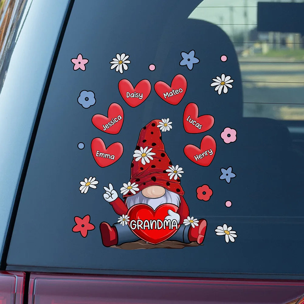 Grandma's Sweet Hearts - Personalized Decor Decal