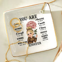 You Are Beautiful Victorious Enough Women - Personalized Ring Dish