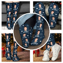 Custom Photo Funny I Love My Lover Couple - Personalized Socks