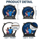 Our Love Was Written On The Stars - Personalized Window Hanging Suncatcher Ornament