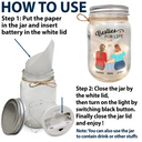 To My Bestie I Love You Because I Know - Personalized Mason Jar Light