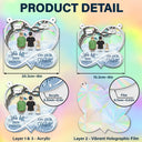 If Love Could Have Saved You Pet Memorial - Personalized Window Hanging Rainbow Suncatcher