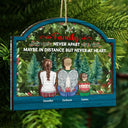 The Greatest Gift Our Parents Gave Us Sibling - Personalized 2-Layered Mix Ornament