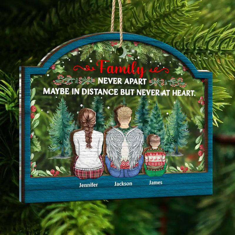 The Greatest Gift Our Parents Gave Us Sibling - Personalized 2-Layered Mix Ornament