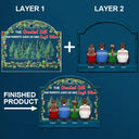 The Greatest Gift Our Parents Gave Us Sibling - Personalized 2-Layered Mix Ornament