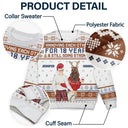 Annoying Each Other For And Still Going Strong Back Couple - Personalized Unisex Ugly Sweater