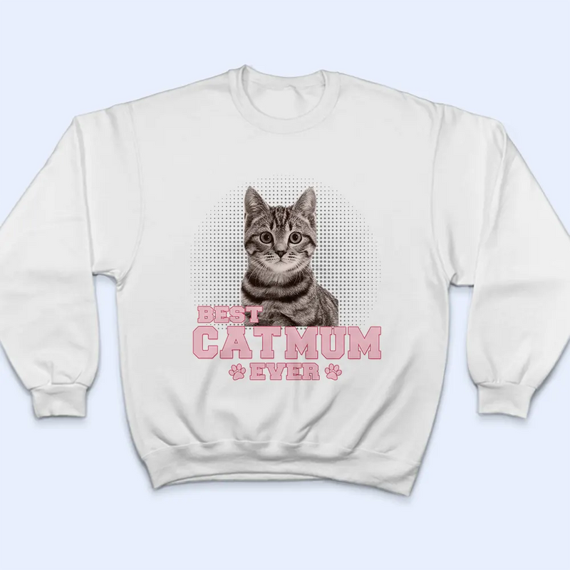 Pet Lovers, Dog Lovers, Cat Lovers, Pet Mom, Pet Dad - Custom Photo Best Dog Cat Dad Mom Ever - Personalized Loungewear Set