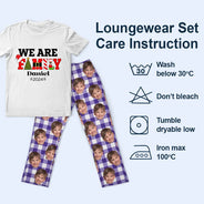 Family - Custom Photo Family Christmas Making Memories Together - Personalized Loungewear Set