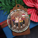 Gift For Bestie,Gifts For Colleagues,Happy,Christmas - It Takes A Long Time To Grow An Old Friend Christmas Friendship - Personalized Circle Glass Ornament