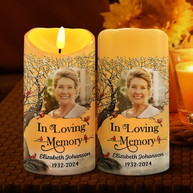 Family - Custom Photo I'm Always With You - Personalized Flameless LED Candle