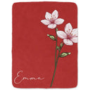 Gift For Mother, Gift For Grandma, Gift For Women, Gift For Yourself, Gift For Wife - Birth Month Flowers Bloom Where You're Planted - Personalized Fleece Blanket, Sherpa Blanket
