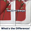 Gift For Mother, Gift For Grandma, Gift For Women, Gift For Yourself, Gift For Wife - Birth Month Flowers Bloom Where You're Planted - Personalized Fleece Blanket, Sherpa Blanket
