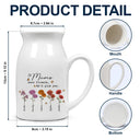 If Nanas Were Flowers I'd Pick You Mom Grandma - Personalized Ceramic Flower Vase