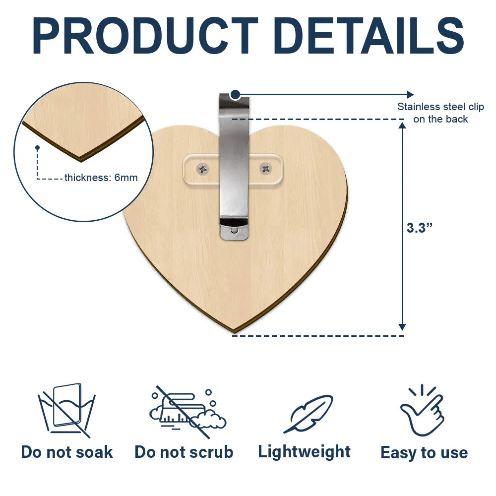 Love,Gift For Couples,Gift For Husband,Gift For Wife,Gift For Boyfriend,Gift For Girlfriend - Drive Safe I Love You Kissing Couples Heart - Personalized Custom Shaped Car Visor Clip