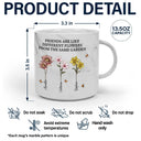 Old Best friends, Gift For Bestie, Gifts For Colleagues - It Takes A Long Time To Grow Old Friends Birth Flowers - Personalized Marble Mug
