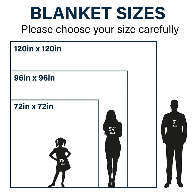 Custom Photo Our Love Story Family Couple - Personalized Oversized Blanket