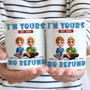 Gift For Couples, Gift For Husband, Gift For Wife, Gift For Boyfriend, Gift For Girlfriend - Annoying Each Other Couple I'm Yours No Refund - Personalized Mug