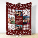 Gift For Mother - Custom Photo To My Mom Think Of This As A Hug From Me To You - Personalized Fleece Blanket, Sherpa Blanket